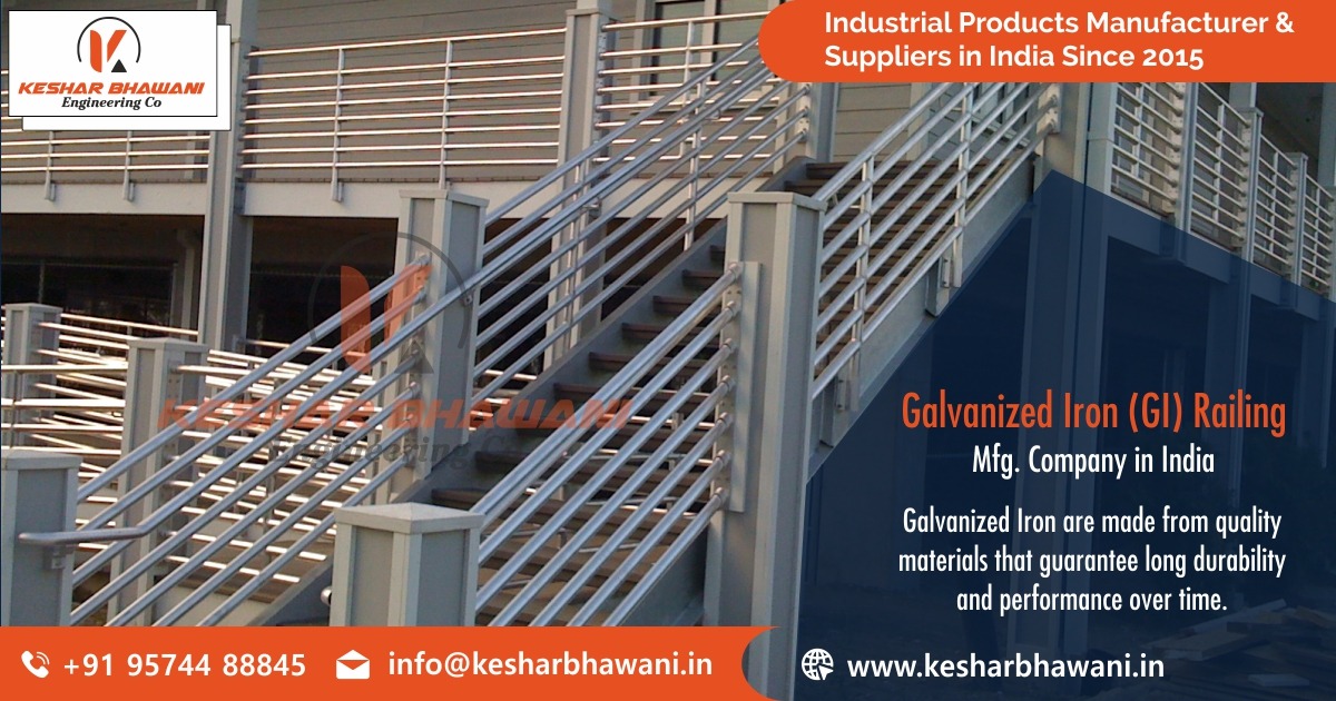 Galvanized Iron (GI) Railings Manufacturer & Suppliers in Ahmedabad