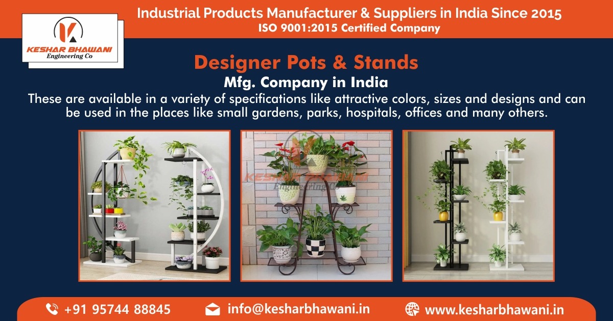 Designer Pots and Stands Manufacturing Company in India