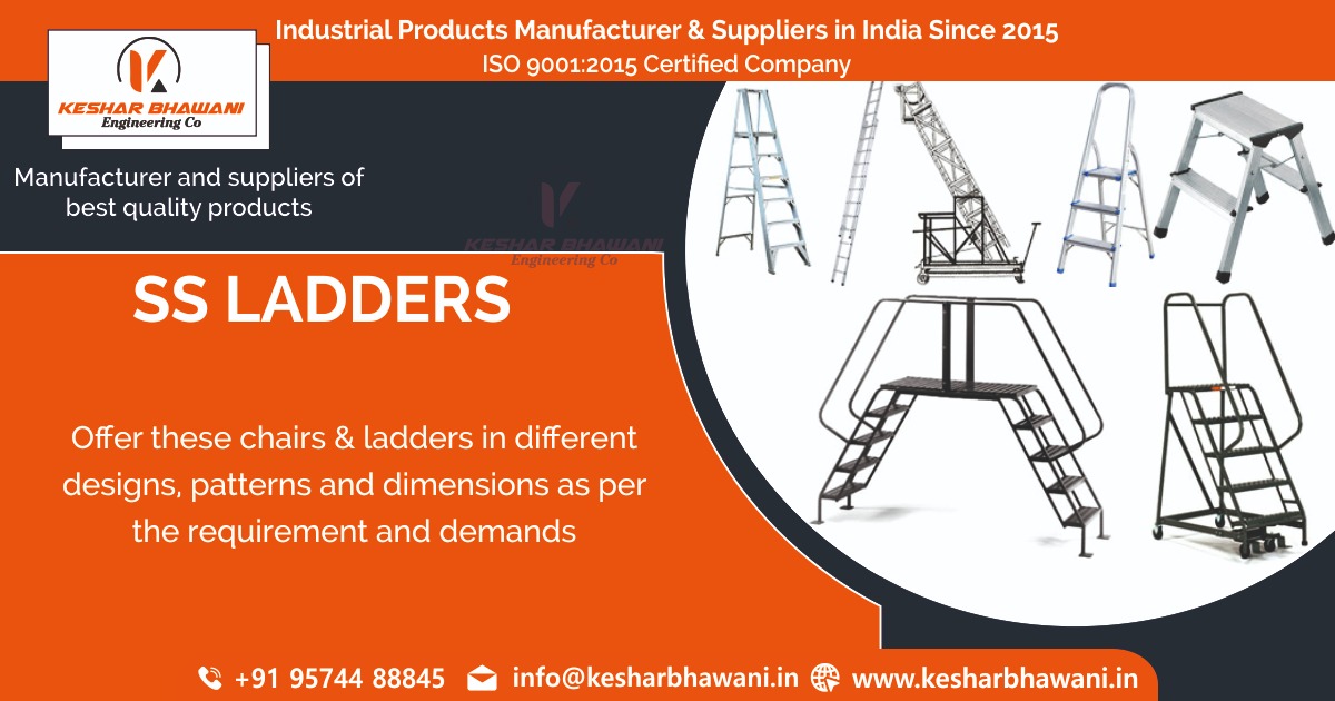 SS Ladders manufacturer & Exporter in India