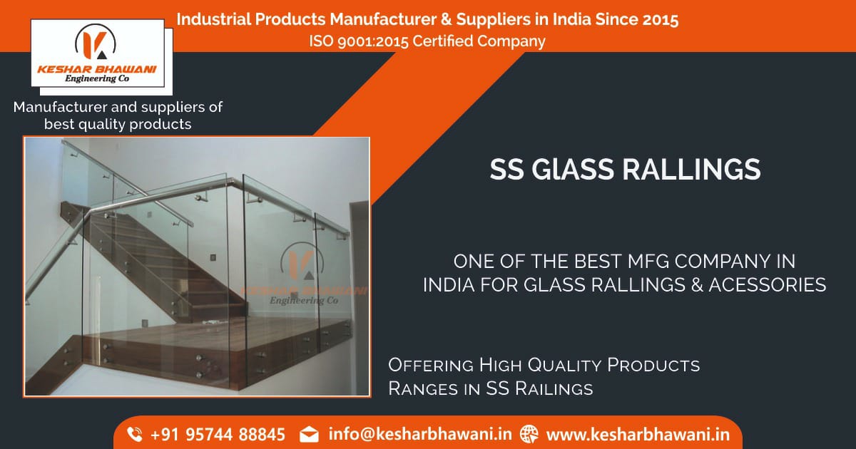 SS Glass Rallings Manufacturer & Suppliers in India