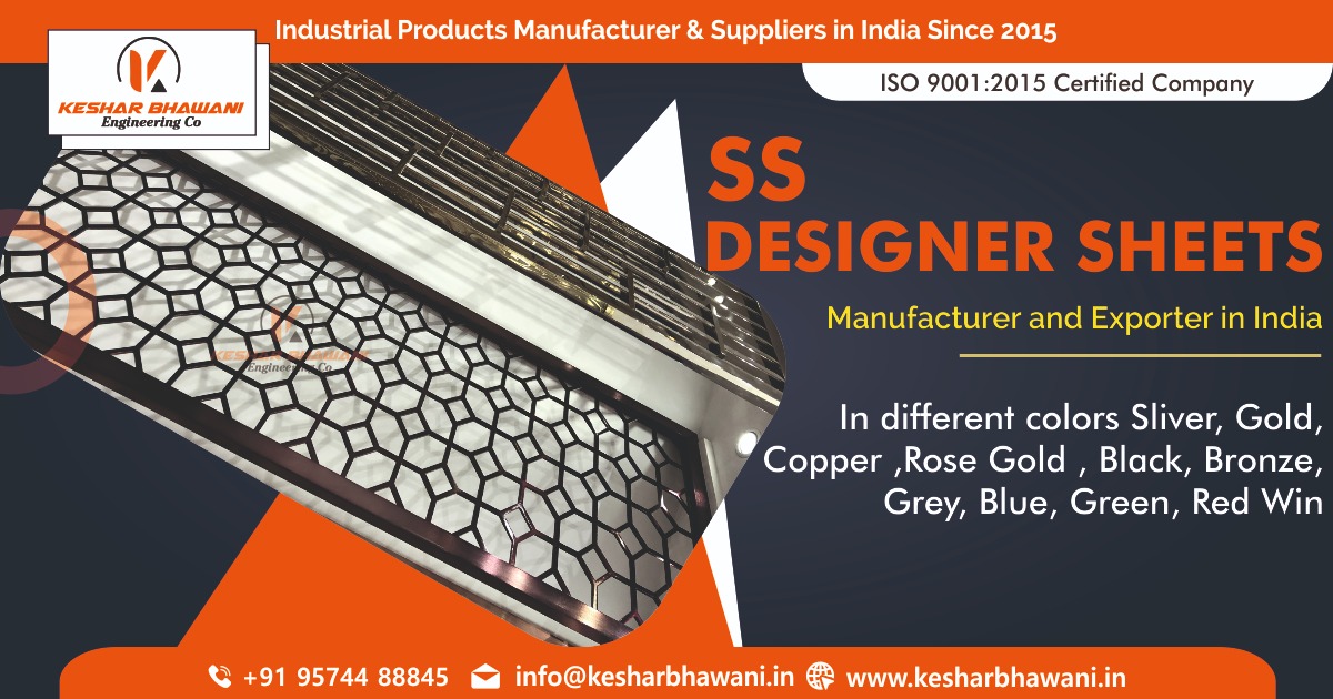 SS Designer Sheets Manufacturer in India