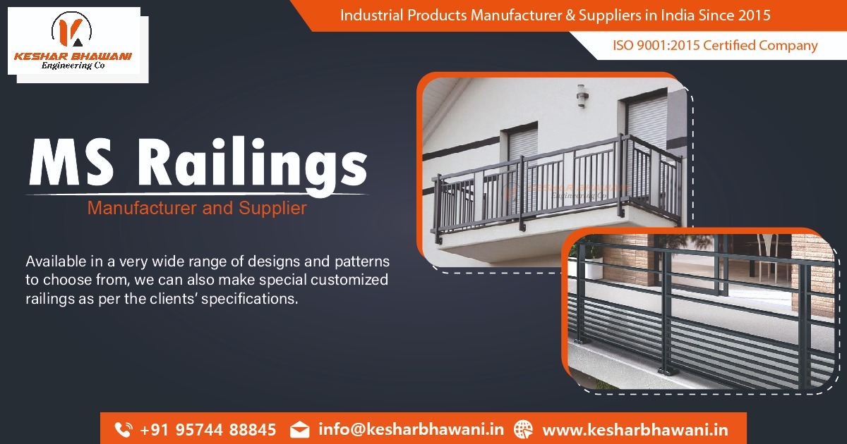 MS Railings Manufacturer in Ahmedabad, Gujarat, India