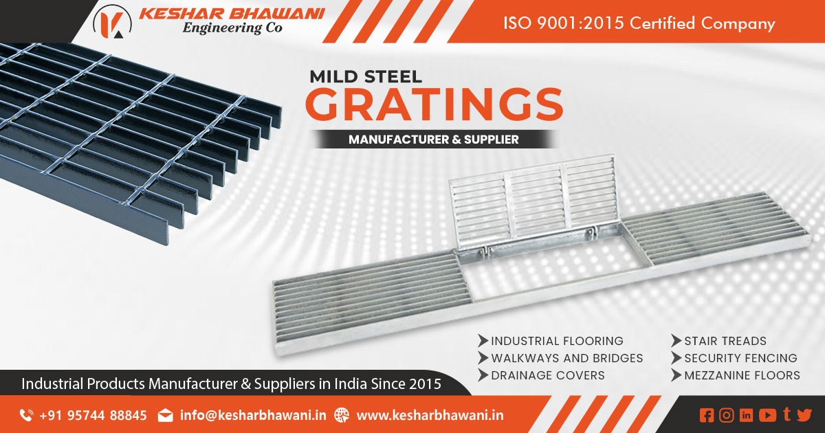 Mild Steel Grating Supplier in India