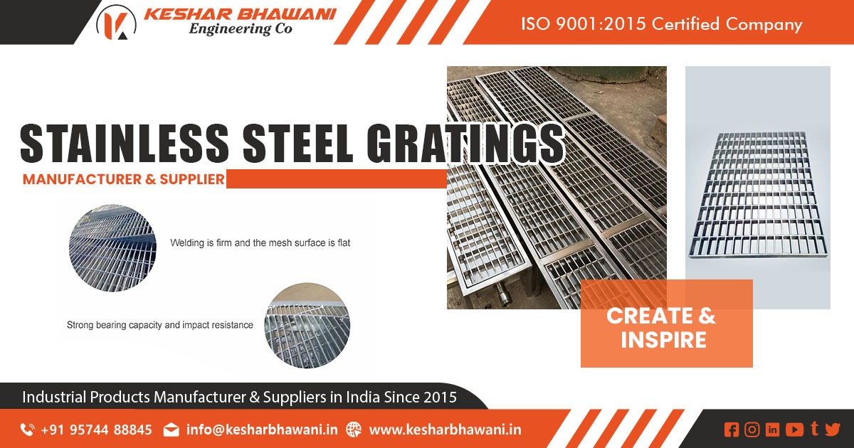 Top Supplier of SS Gratings in India