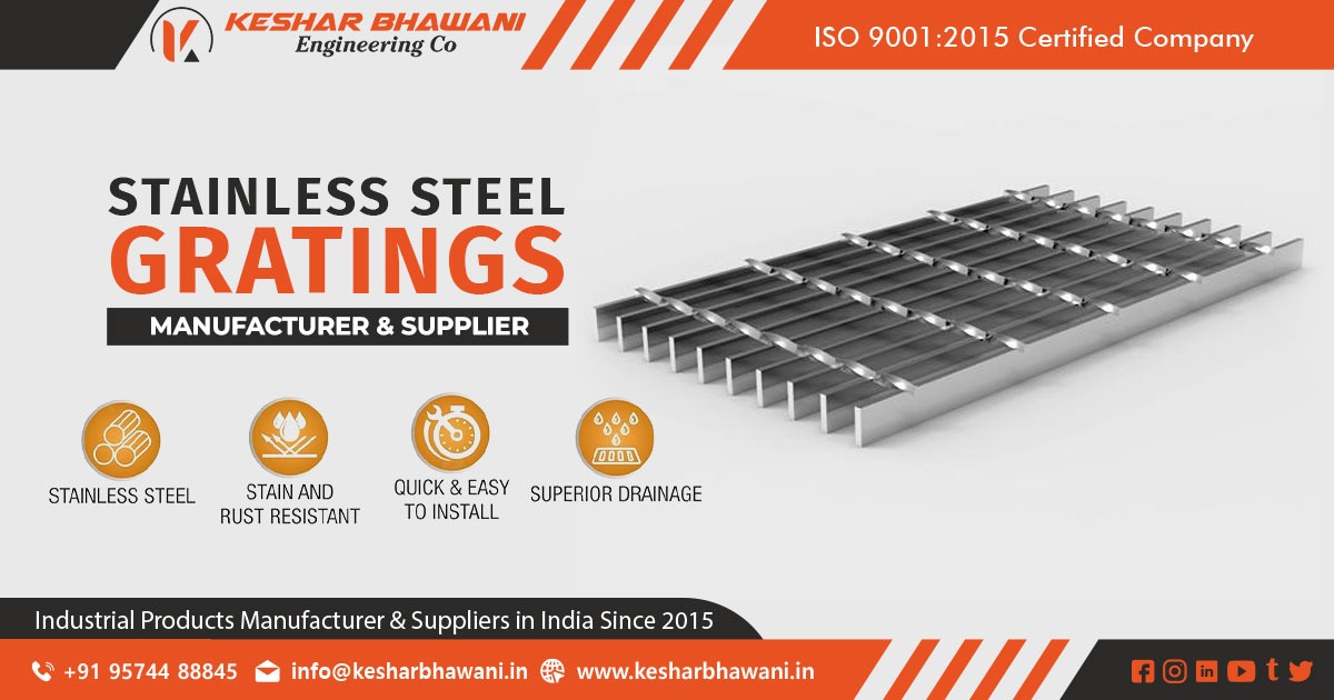 Top Supplier SS Gratings in India