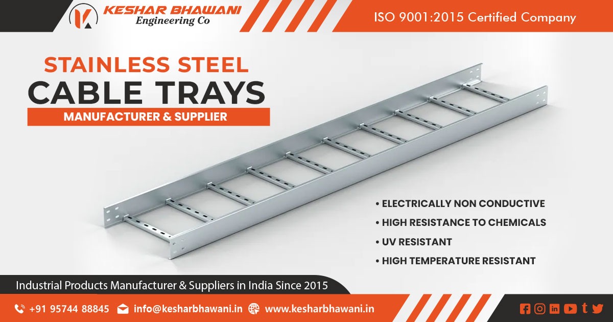 Stainless Steel Cable Trays Supplier in India