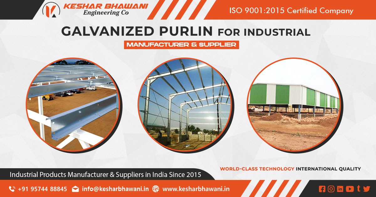 Galvanized Purlins Supplier in Gujarat